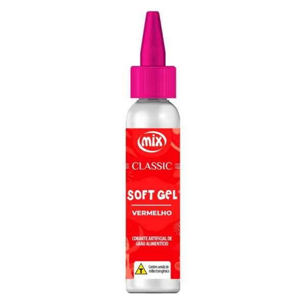 CORANTE SOFTGEL VERMELHO CLASSIC 25G UN MIX