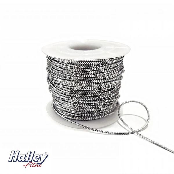 CORDAO METALIZADO 1MMX45,7M PRATA UN HALLEY