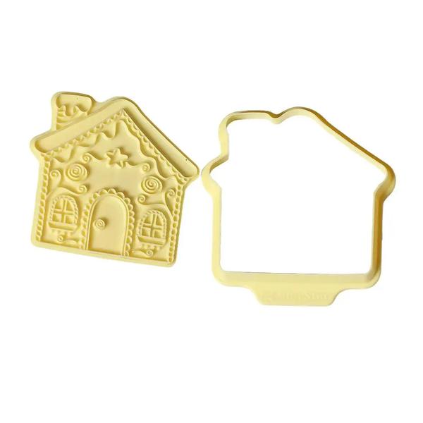 CORTADOR COM CARIMBO CASINHA DOCE 2PC  BLUE STAR