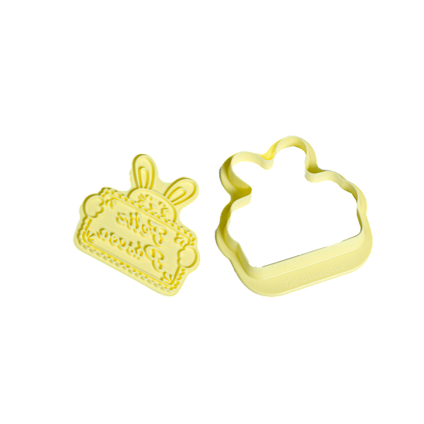 CORTADOR COM CARIMBO FELIZ PASCOA 2UN BLUESTAR