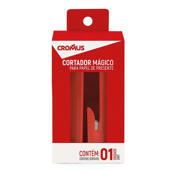 CORTADOR DE PAPEL LISO 10X6X6CM  CROMUS