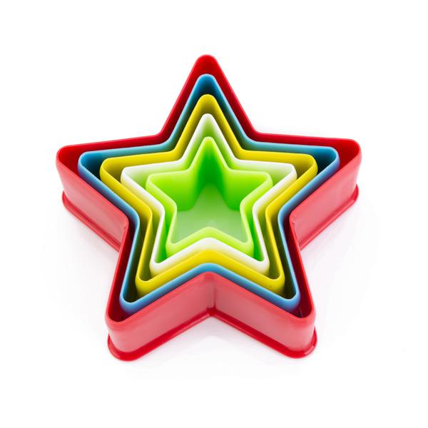CORTADOR ESTRELA PLASTICO 5UN SILVER