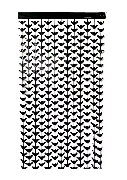 CORTINA HALLOWEEN MORCEGO 100X200CM MOD.H390 UN SILVER