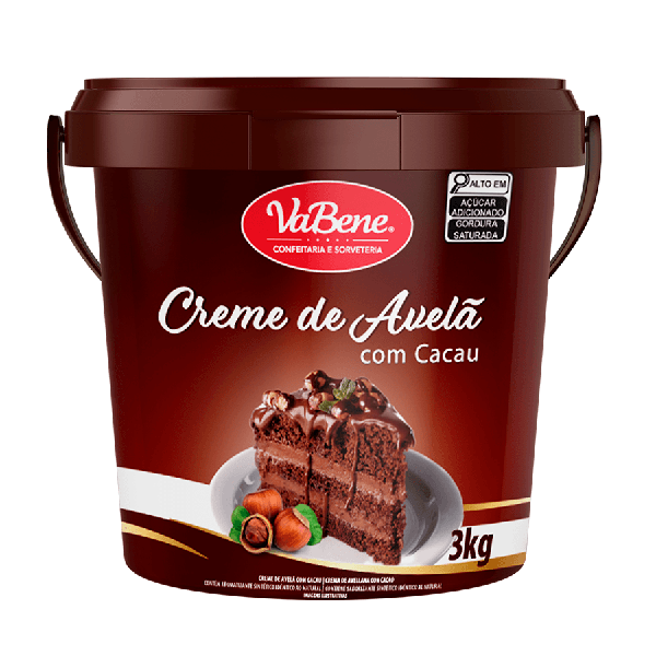 CREME DE AVELA 3KG VABENE