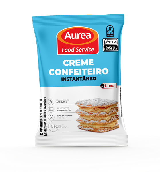 CREME DE CONFEITEIRO PRONTO 1,01KG AUREA