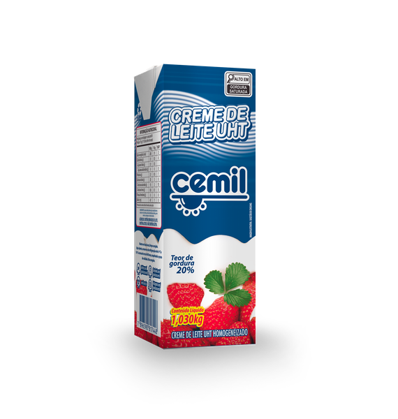 CREME DE LEITE 20% 1,03KG CEMIL