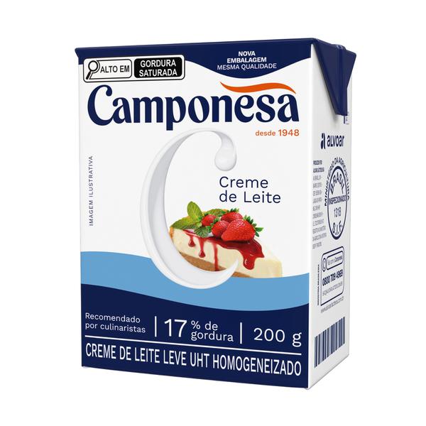 CREME DE LEITE TP 200G CAMPONESA