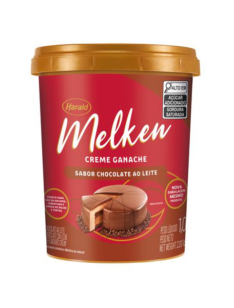 CREME TIPO GANACHE AO LEITE 1KG MELKEN - HARALD