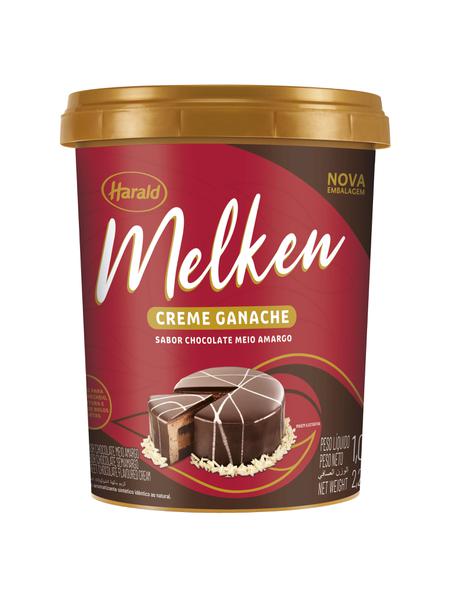 CREME TIPO GANACHE MEIO AMARGO 1KG MELKEN - HARALD