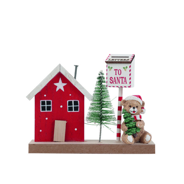 DECORACAO CASINHA C/CACHORRO CRL 1CM UN CROMUS