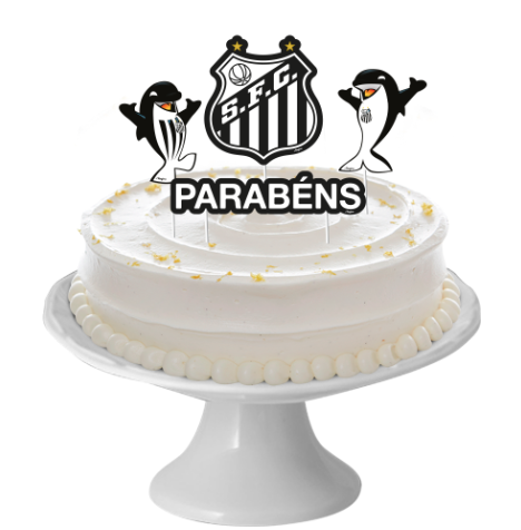 DECORACAO DE BOLO CENARIO SANTOS 06UN REGINA