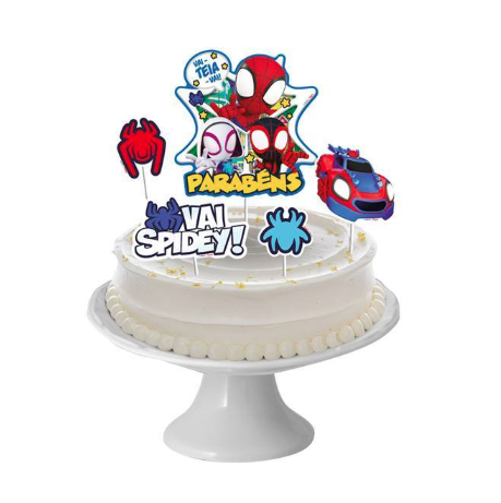 DECORACAO DE BOLO CENARIO SPIDEY UN REGINA