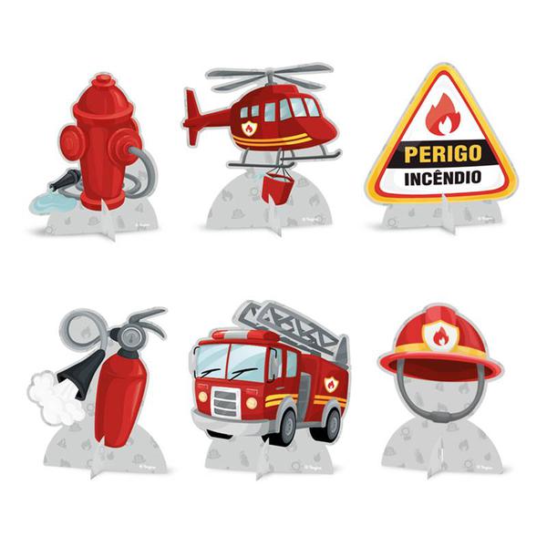 DECORACAO DE MESA CENARIO BOMBEIROS 06UN REGINA