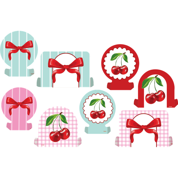 DECORACAO DE MESA CEREJA 08UN FESTCOLOR