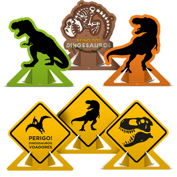 DECORACAO DE MESA DINOSSAURO 06UN REGINA