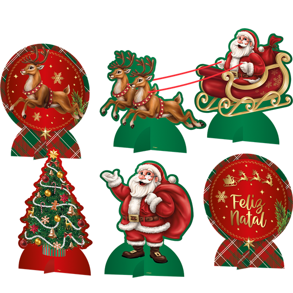 DECORACAO DE MESA NATAL 6UN REGINA