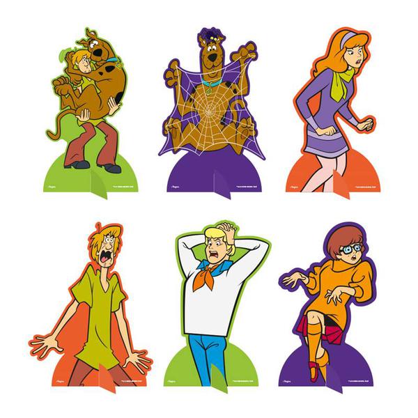 DECORACAO DE MESA SCOOBY DOO HALLOWEEN 6UN REGINA