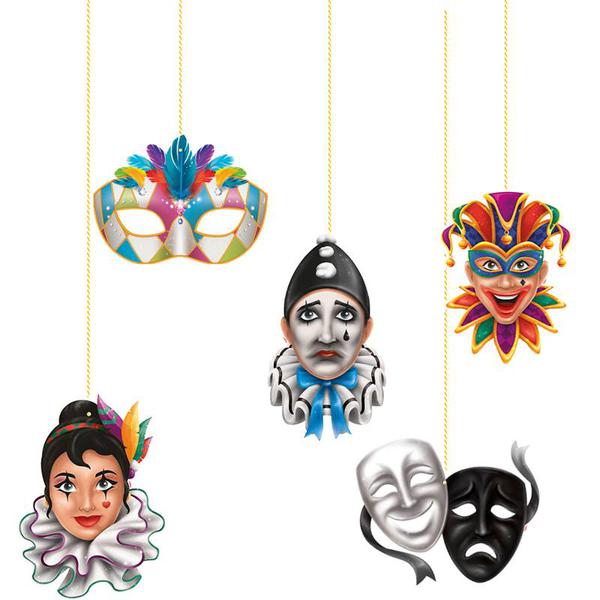 DECORACAO DE PENDURAR PERSONAGENS CARNAVAL 2026 UN REGINA