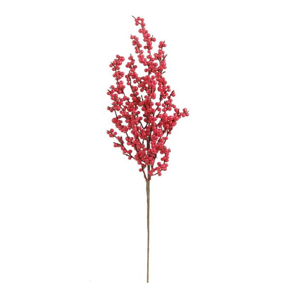 DECORACAO GALHOS C/FRITAS MEDIO VRM 49CM UN CROMUS