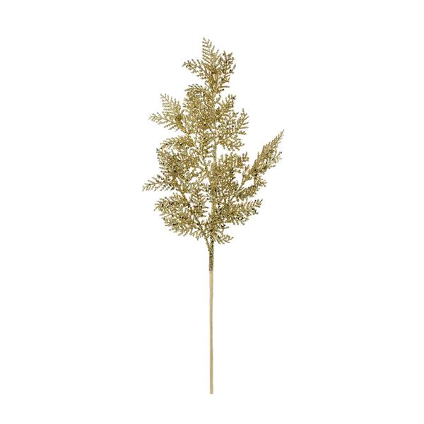 DECORACAO GALHOS GRANDEC/FOLHAS OURO 67CM UN CROMUS