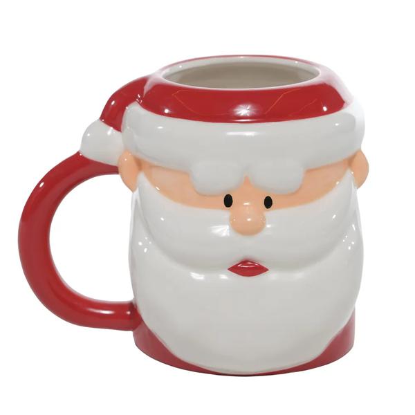 DECORACAO PAPAI NOEL BCO/VRM/BEG 55CM UN CROMUS