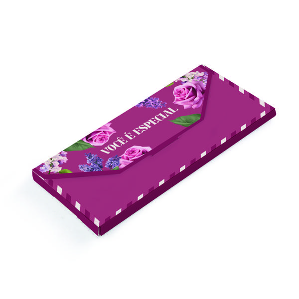 DOCE CARTINHA P/BARRAS DE CHOCOLATE BRIGITTE UN CROMUS