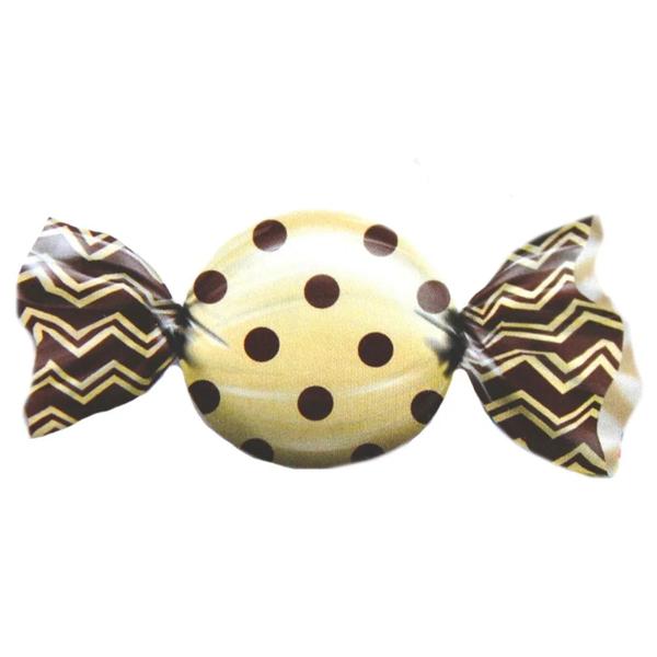 EMBALAGEM PARA TRUFA 15X16CM POA MARROM/MARFIM 100UN LUCKY FEST