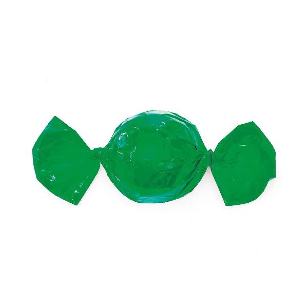 EMBALAGEM PARA TRUFA 15X16CM VERDE ESCURO 100UN LUCKY FEST