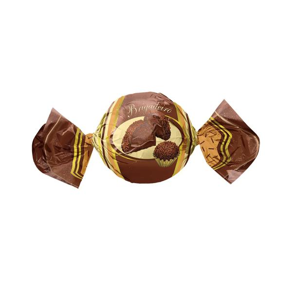 EMBALAGEM TRUFA 15X16CM BRIGADEIRO SABORES 100UN CROMUS