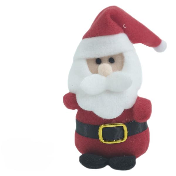 ENFEITE PAPAI NOEL 10CM NATAL UN FLORARTE