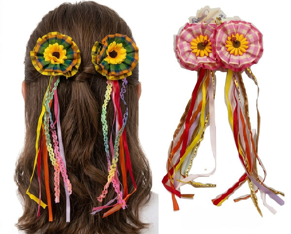 ENFEITE PARA CABELO JUNINO TIC TAC REF. Y 3412 2UN BPG