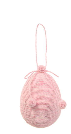 ENFEITE PARA PENDURAR OVO ROSA UN CROMUS