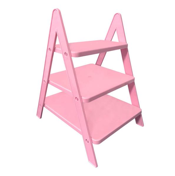 ESCADA PORTA DOCES ROSA BEBE UN MIRANDINHA