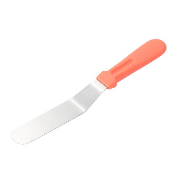 ESPATULA PARA CONFEITAR BOLO CURVA INOX 15CM  UN SILVER