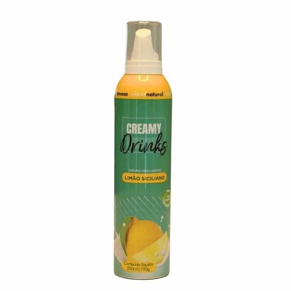 ESPUMA SPRAY PARA DRINK LIMAO SICILIANO 200ML IN LOCO
