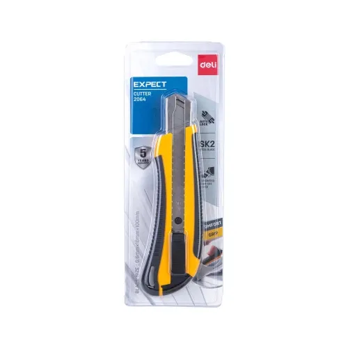 ESTILETE PROFISSIONAL LAMINA 18MM ACO UN DELI