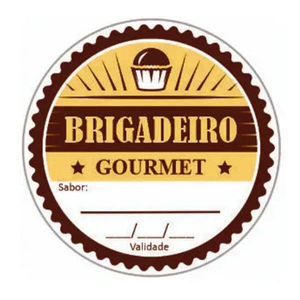 ETIQUETA BRIGADEIRO GOURMET REF.C28 100UN HIPER