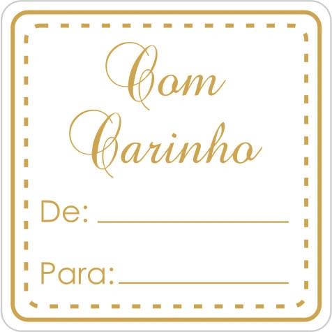 ETIQUETA CARINHO DE/PARA REF.D9 60UN HIPER