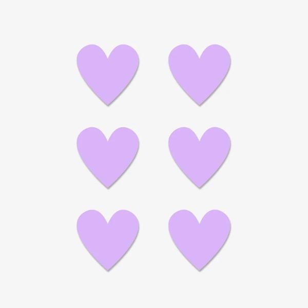 ETIQUETA CORACAO LILAS REF.2401 100UN STICKR