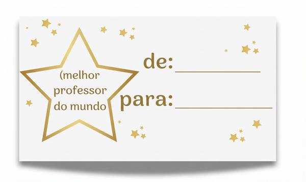 ETIQUETA DE/PARA PROFESSOR REF.2257 40UN STICKR