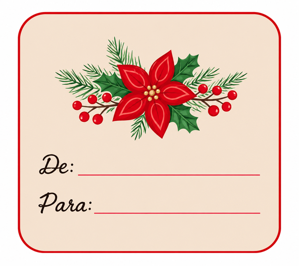 ETIQUETA DE PARA RAMOS NATAL REF.2571 60UN STICKR