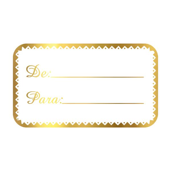 ETIQUETA DE/PARA REF.2133 100UN STICKR