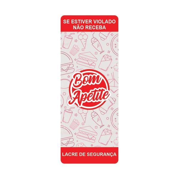 ETIQUETA DELIVERY VERMELHO REF.S12 40UN HIPER