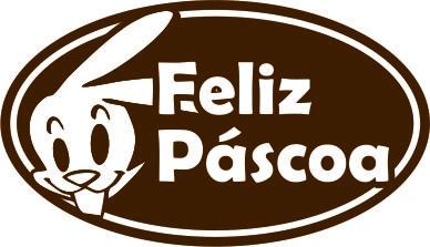 ETIQUETA FELIZ PASCOA MARROM REF.P4 100UN HIPER