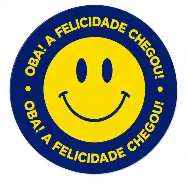 ETIQUETA OBA FELICIDADE CHEGOU REF.2556 30UN STICKR