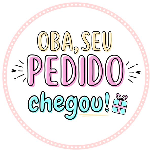 ETIQUETA OBA SEU PEDIDO CHEGOU REF.2548 60UN STICKR