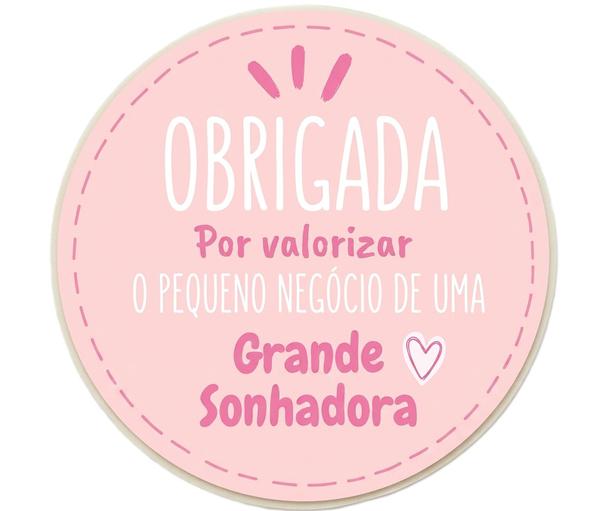 ETIQUETA OBRIGADA POR VALORIZAR REF.2551 60UN STICKR