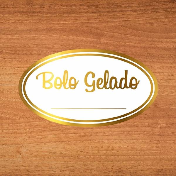 ETIQUETA OVAL BOLO GELADO REF.2127 100UN STICKR