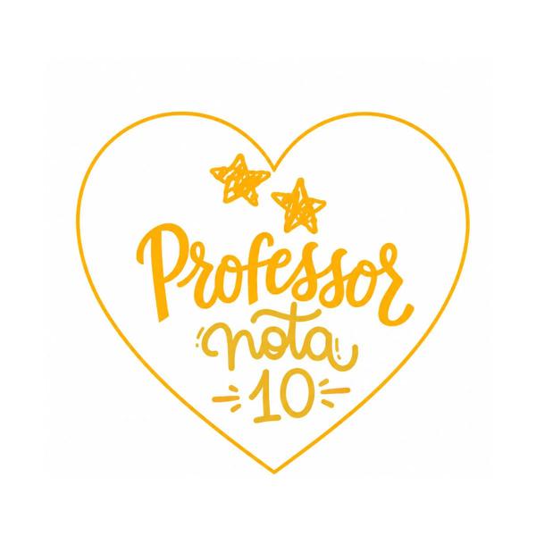 ETIQUETA PROFESSOR NOTA 10 REF.2544 30UN STICKR