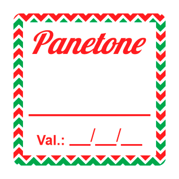 ETIQUETA QUADRADA PANETONE REF.N7 60UN HIPER